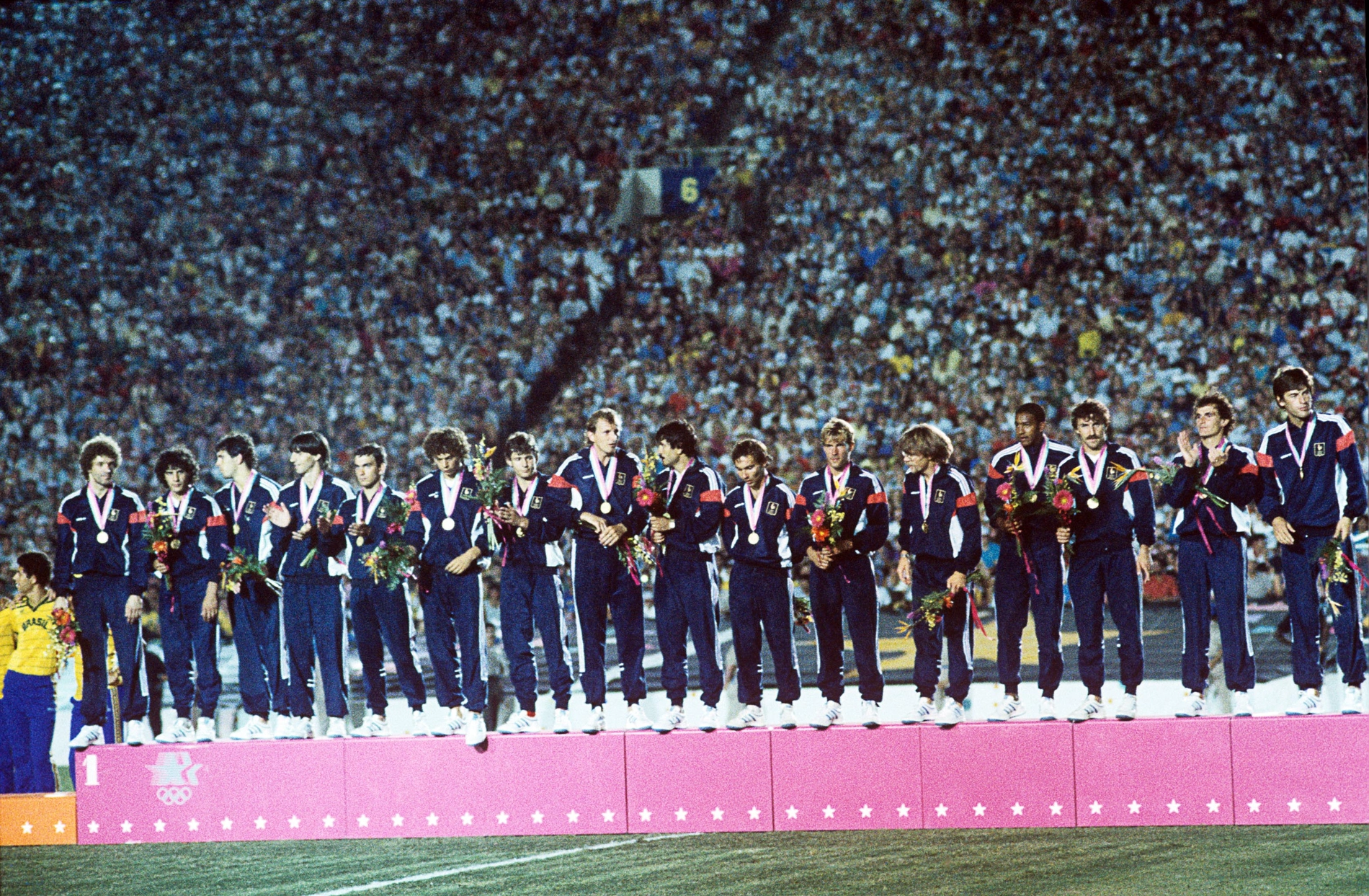 Equipe de France olympique football los angeles 1984