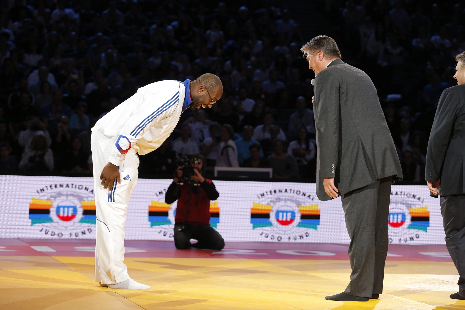 Teddy Riner et David Douillet