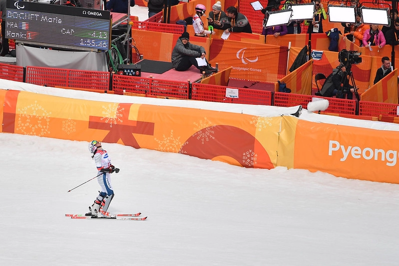 Marie Bochet, arrivée Peyongchang