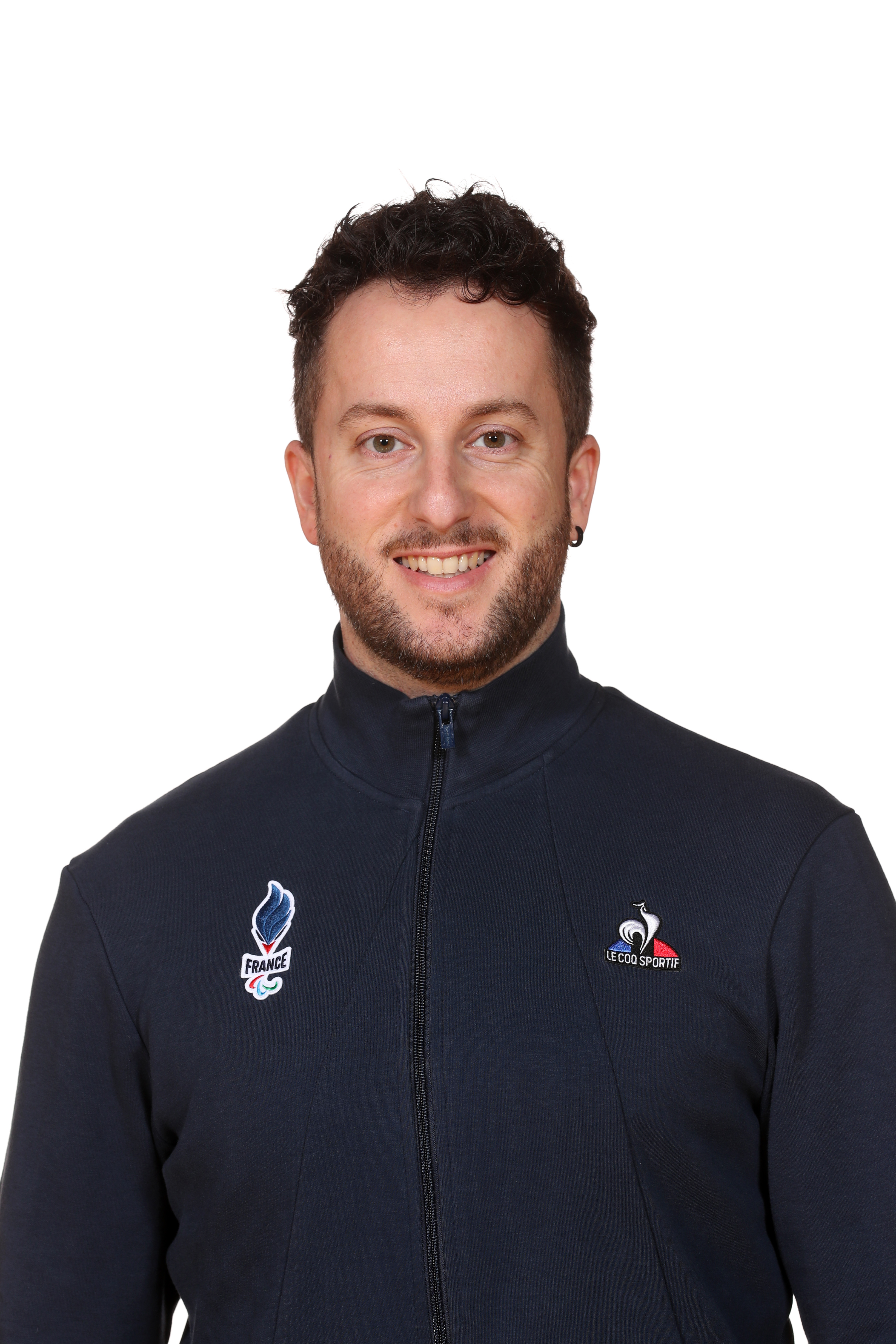 Photo portrait de Benjamin Pillerault en tenue Equipe de France