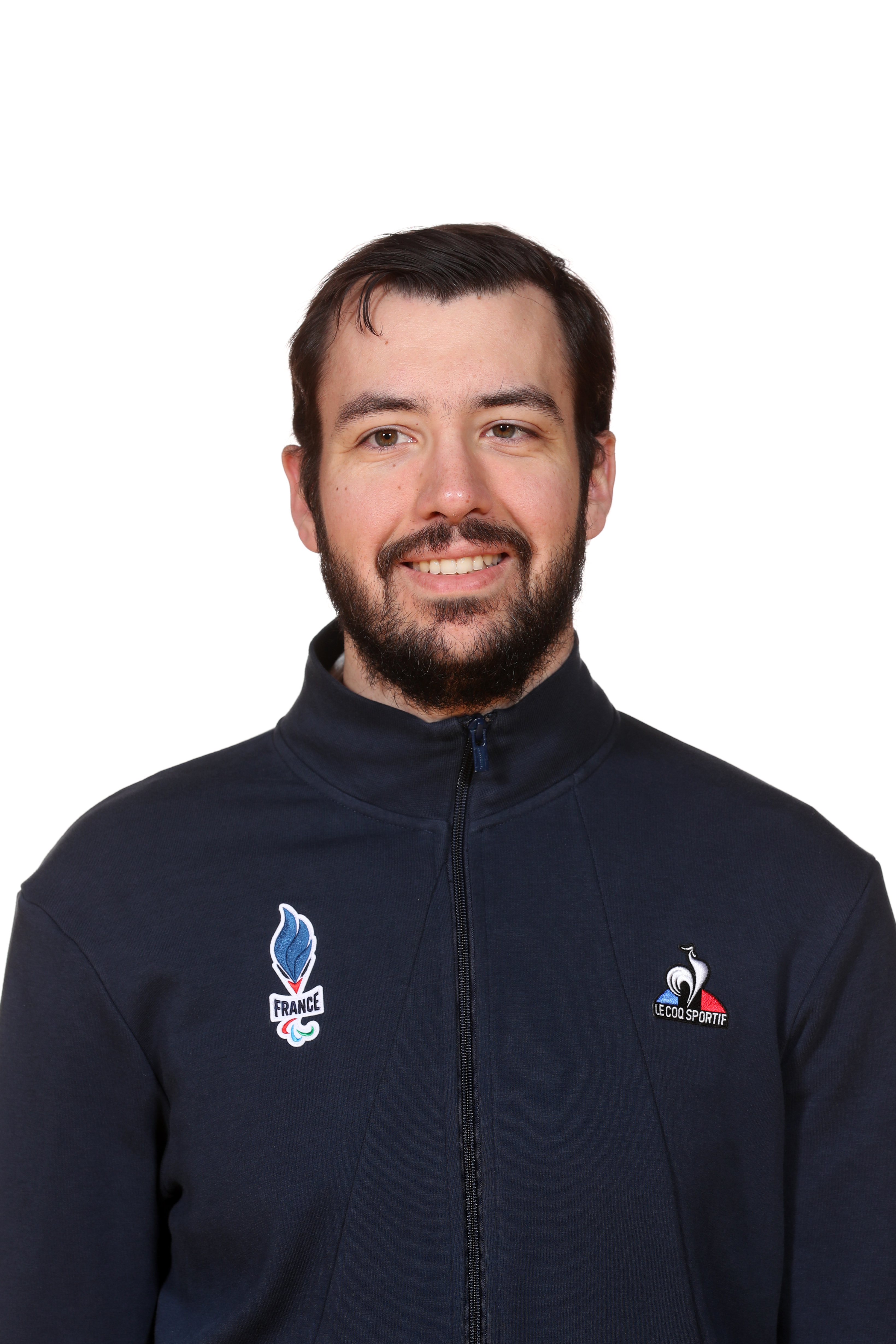 Photo portrait de Morgan Troussard en tenue Equipe de France