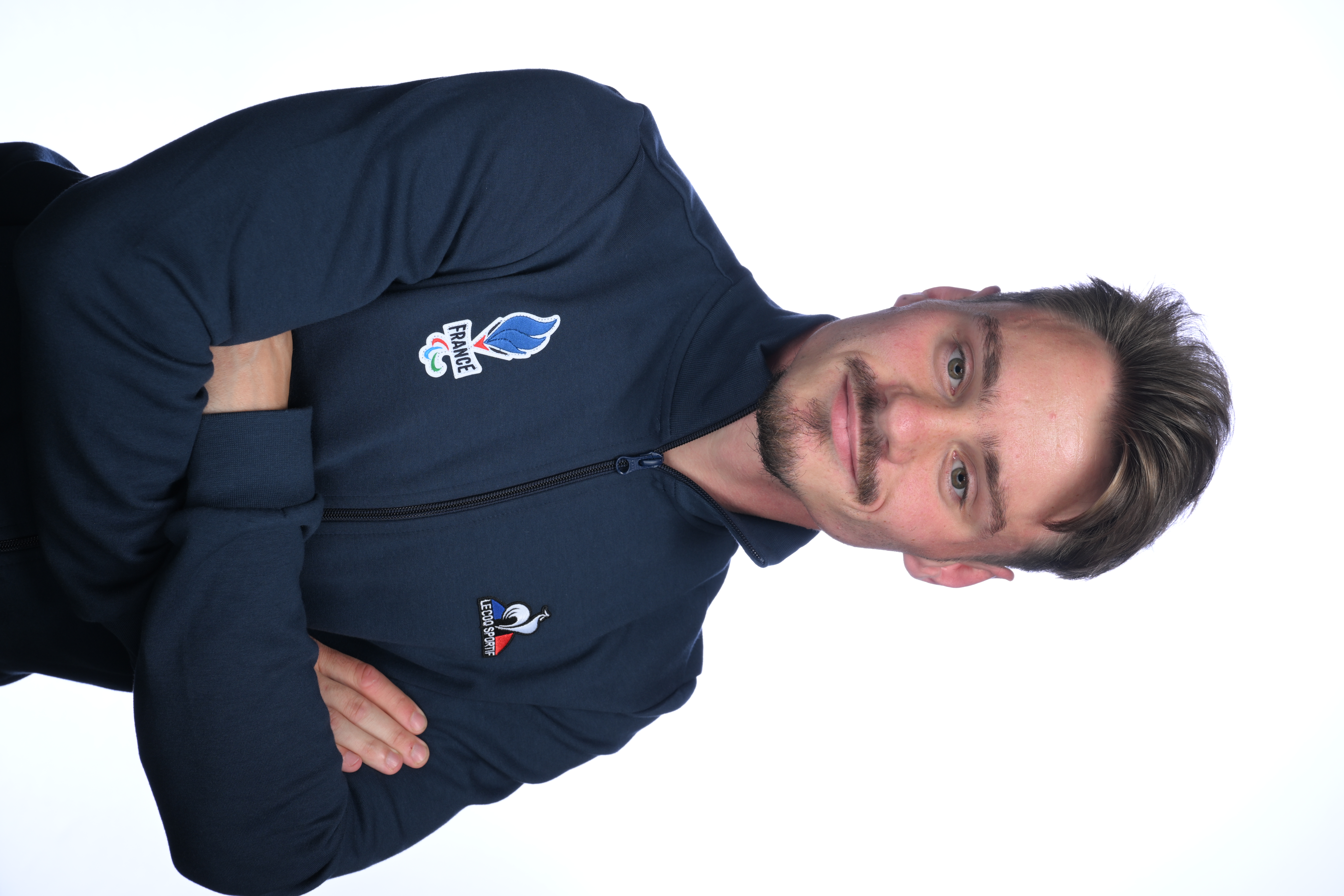 Photo portrait de Dimitri Jozwicki en tenue Equipe de France
