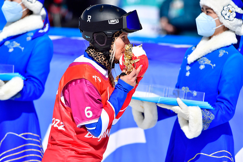 Cécile Hernandez, para snowboard, médaille