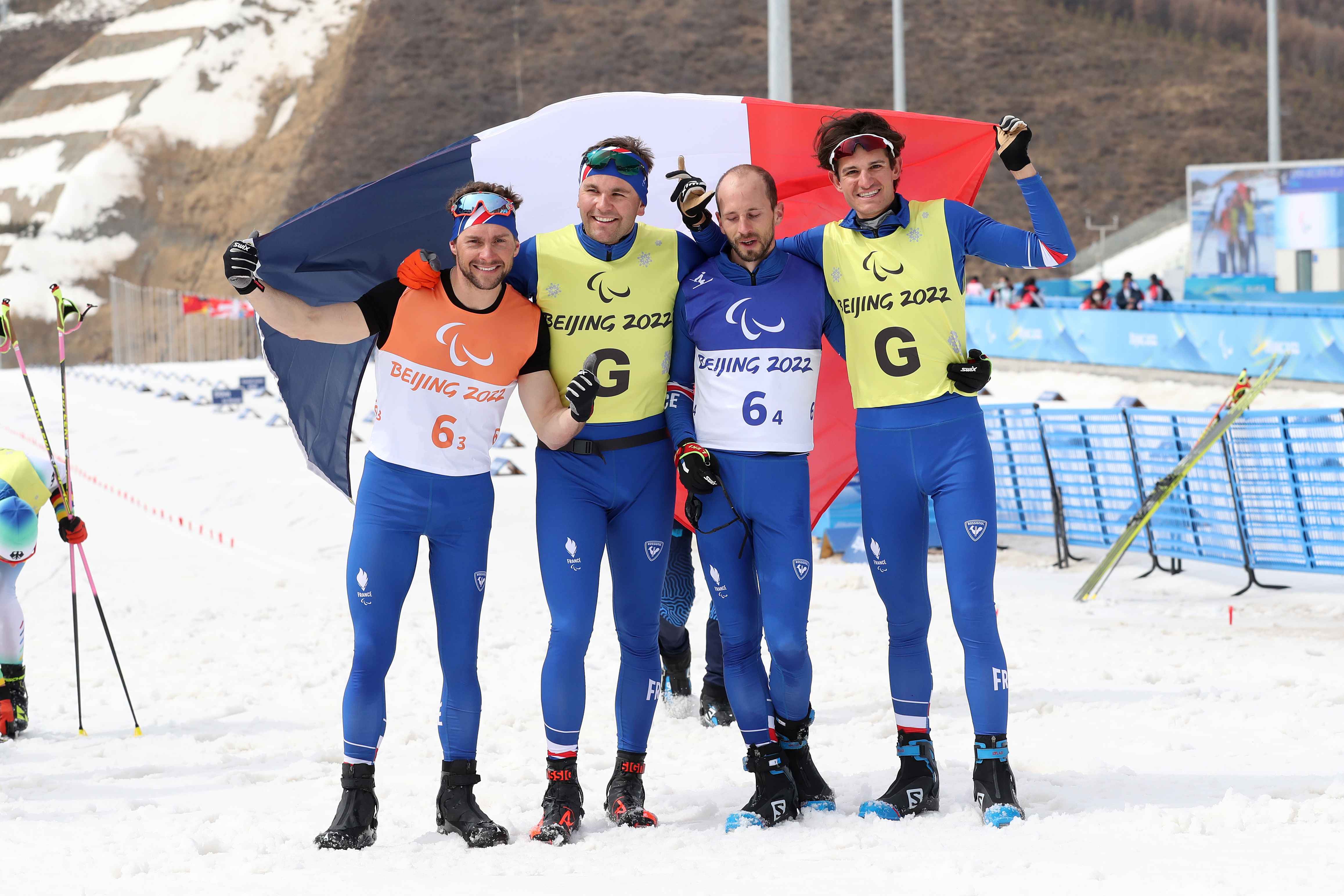 Benjamin Daviet Anthony Chalencon relais para ski de fond médaille d'argent
