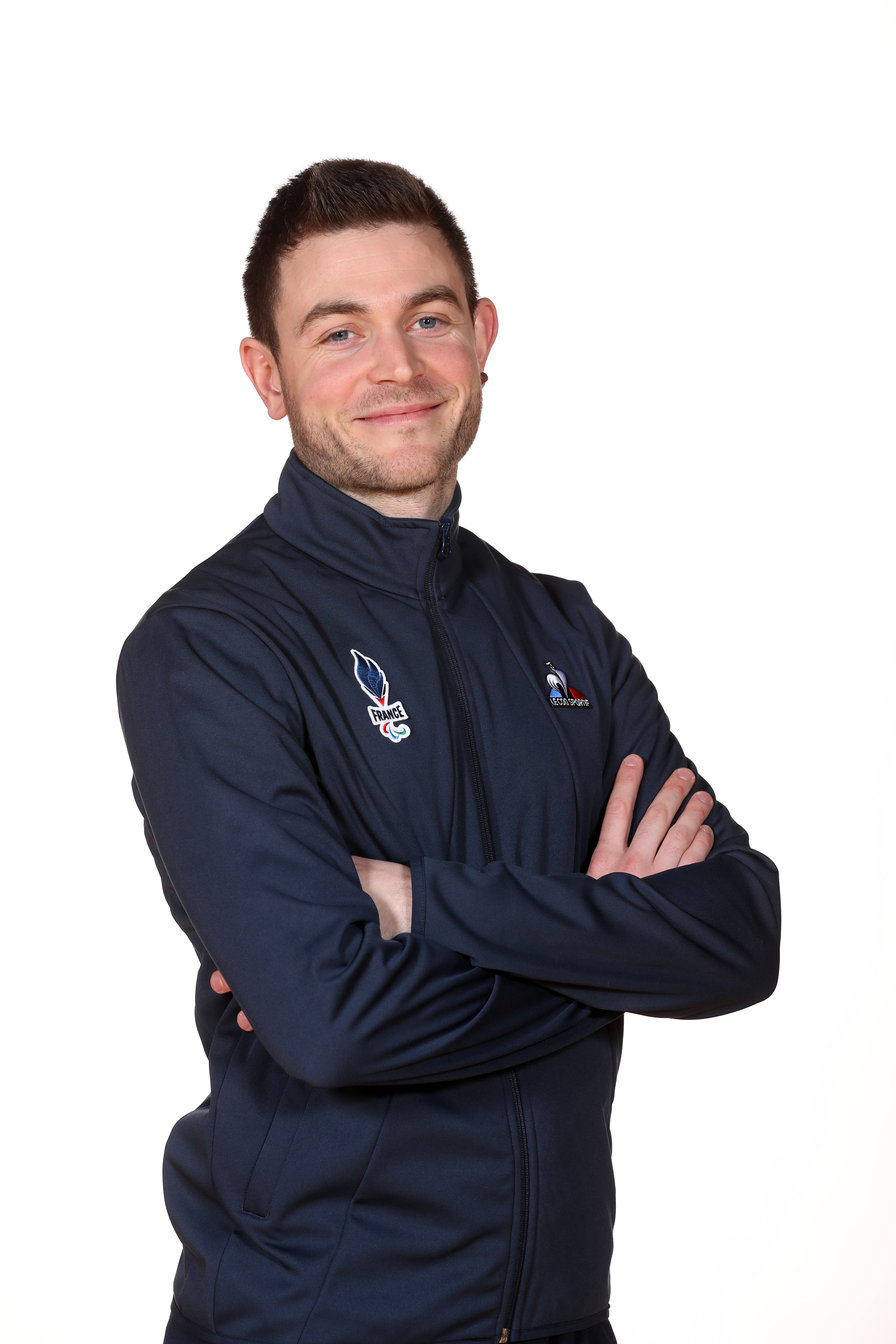 Photo portrait de Thibaud Lefrançois en tenue Equipe de France