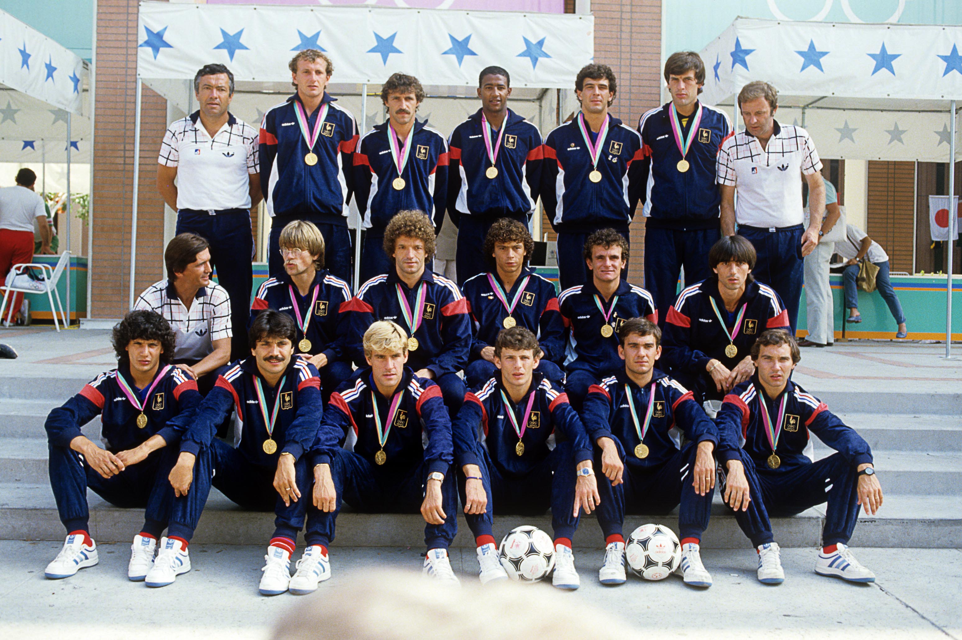 Equipe de France Olympique football Los Angeles 1984