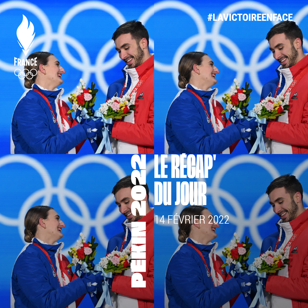 Gabriella Papadakis Guillaume Cizeron patinage artistique médaille d'or Pékin 2022 - France Olympique