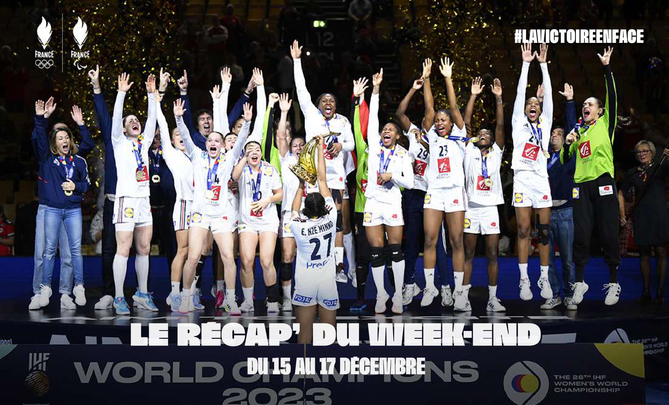 Equipe de France de Handball Féminine championne du monde 2023