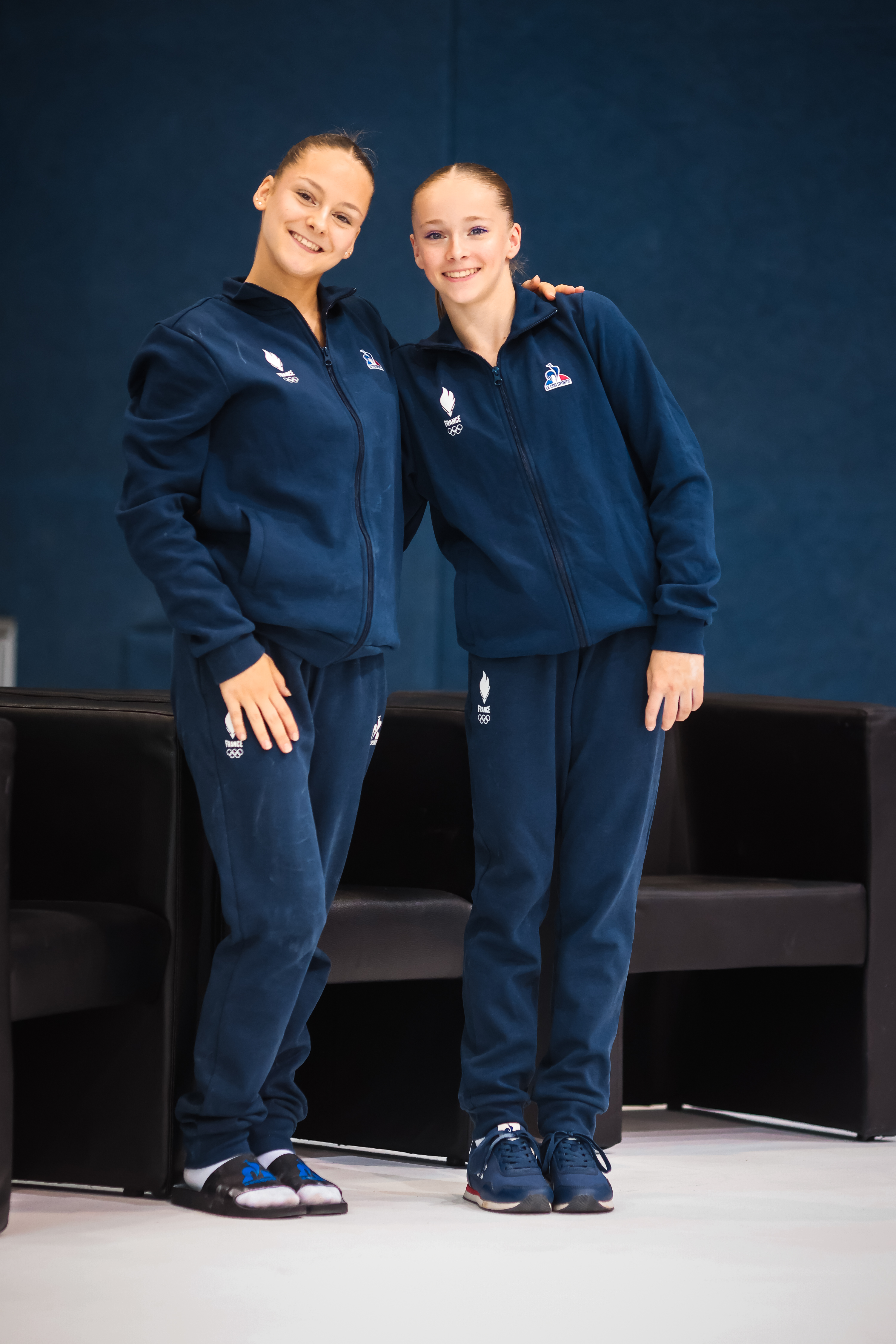 Lola Chassat, Eléna Colas, médaillée en gymnastique artistique - poutre (F)