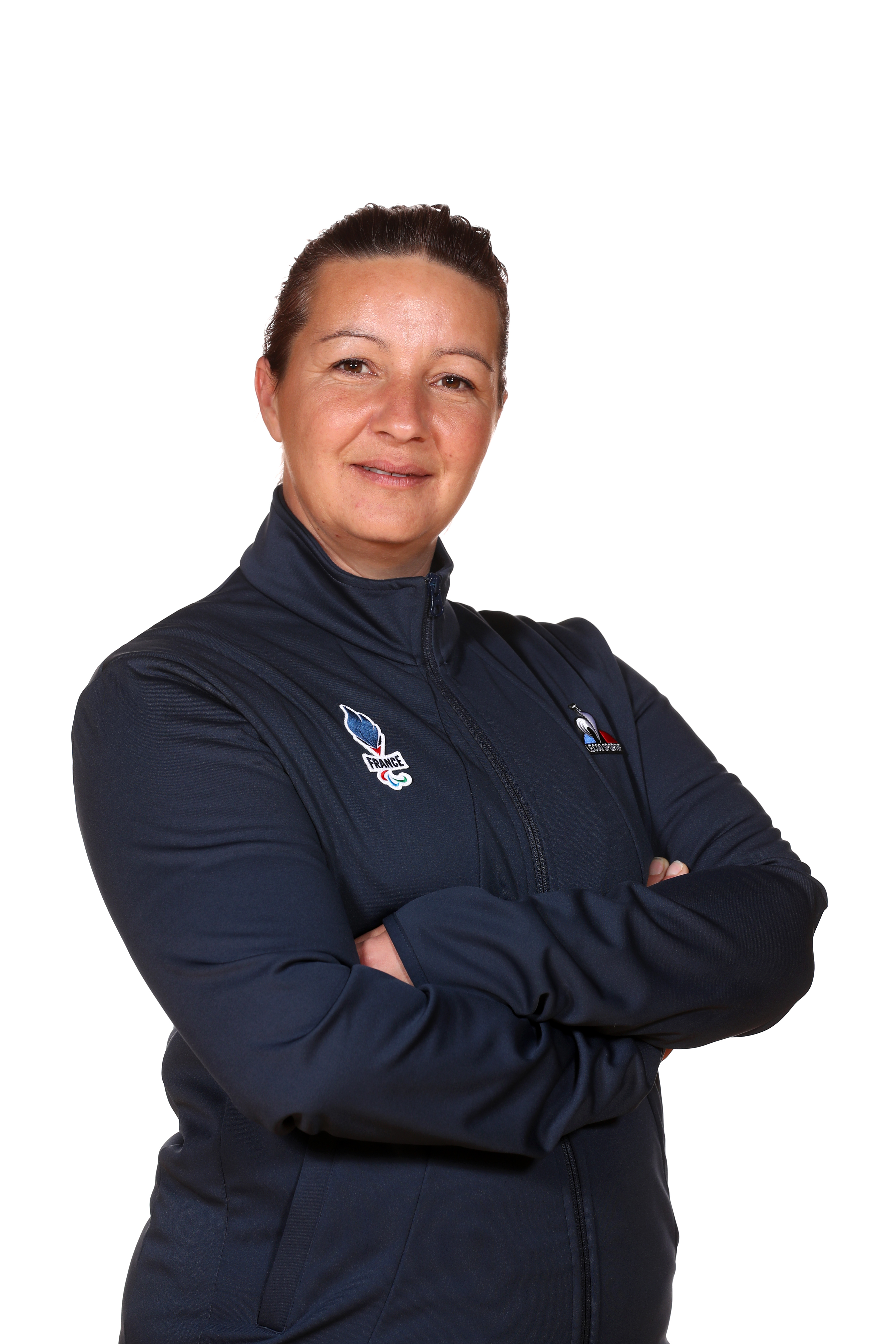 Photo portrait de Lynda Medjaheri en tenue Equipe de France