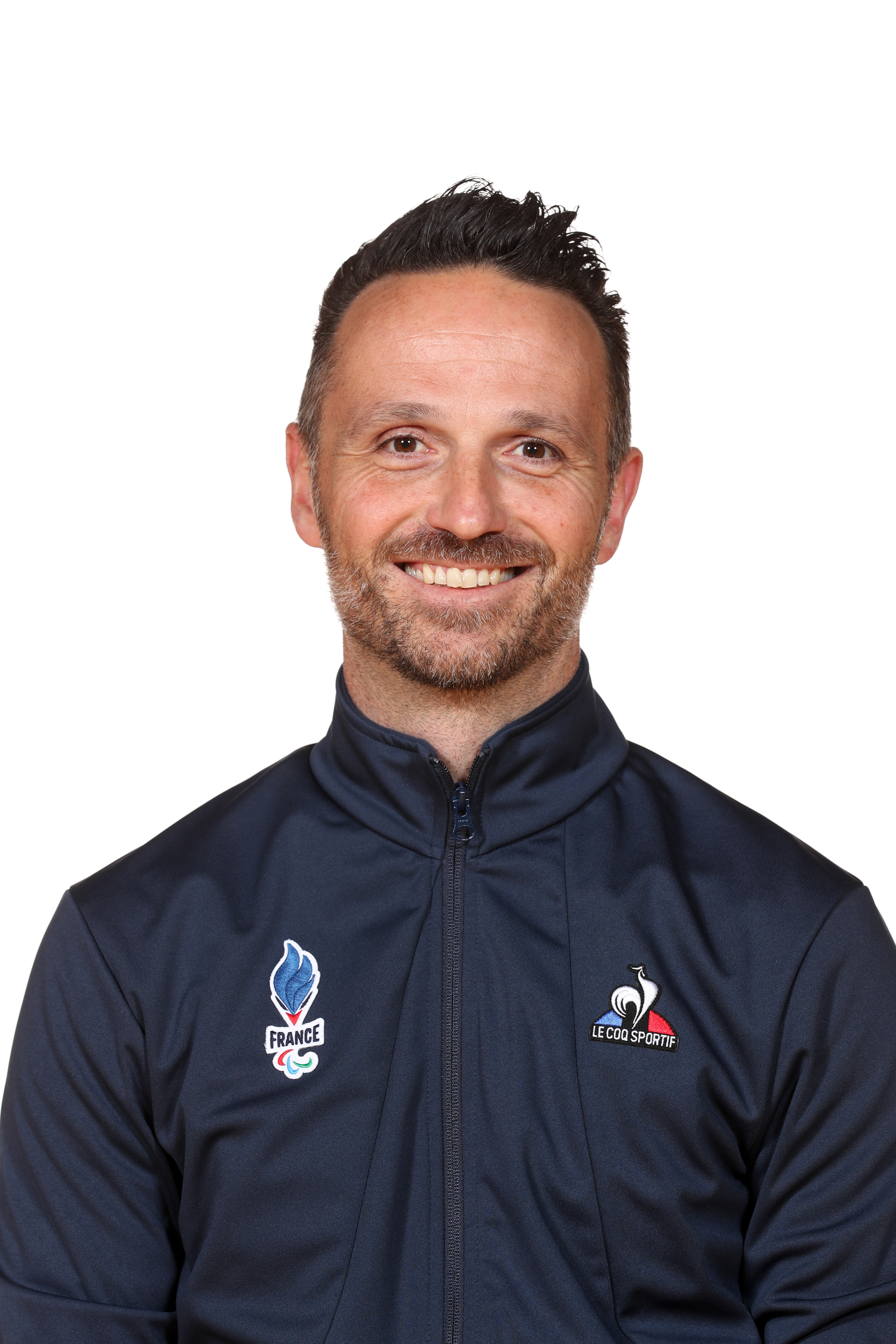 Photo portrait de Jean-Christophe Rambeau en tenue Equipe de France