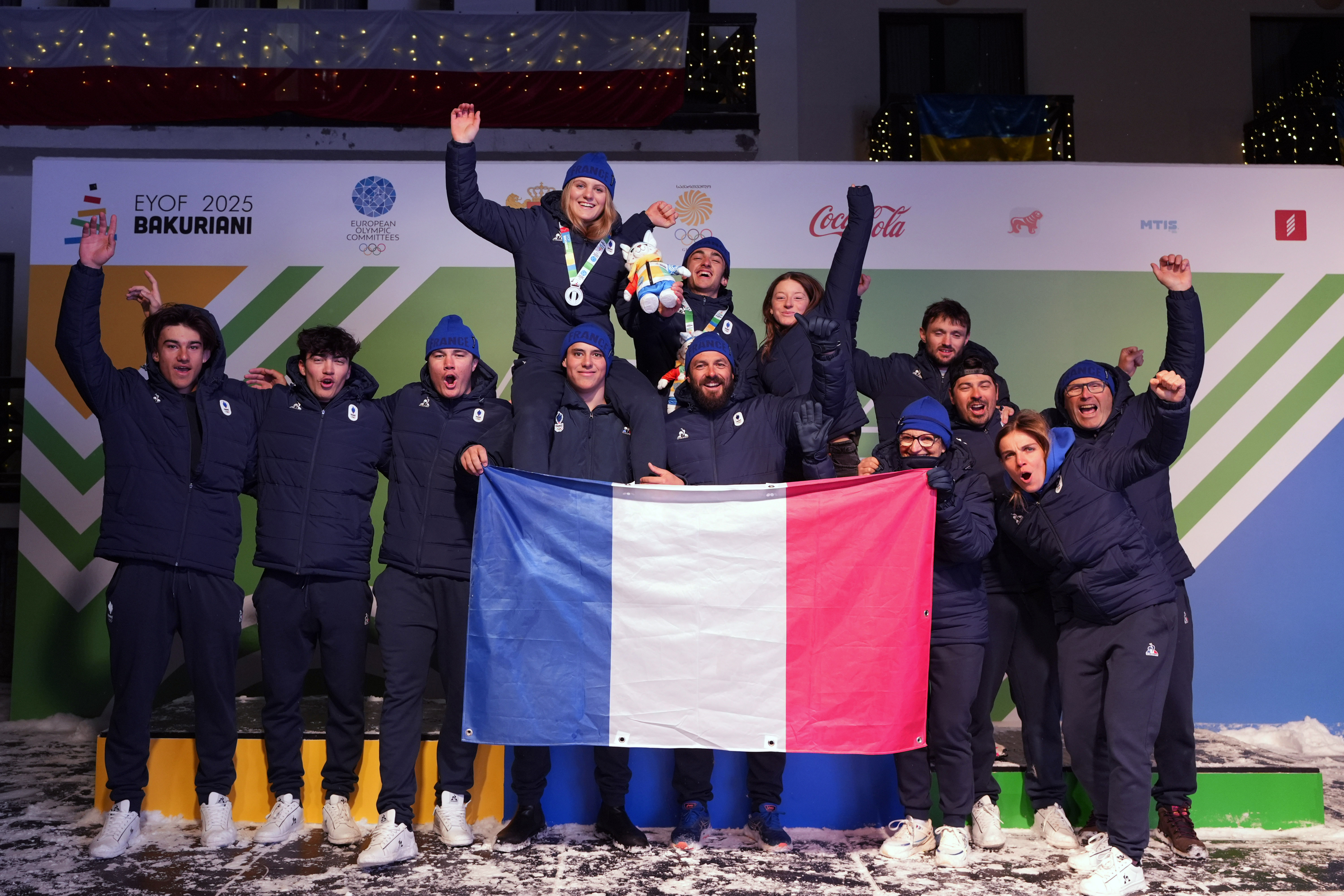 Photo de joie lors du FOJE 2025 de Bakuriani