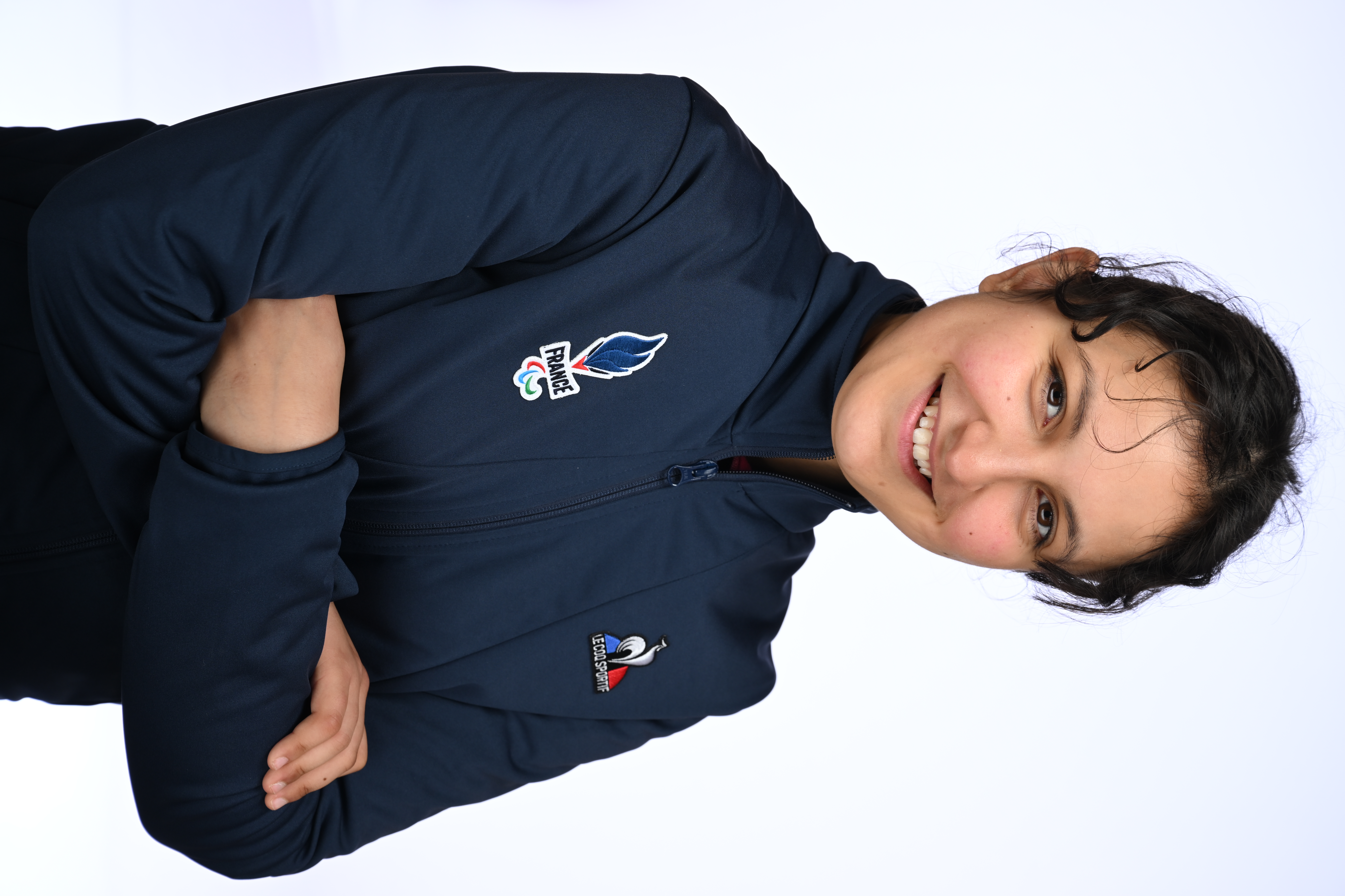 Photo portrait de Chiara Zenati en tenue Equipe de France