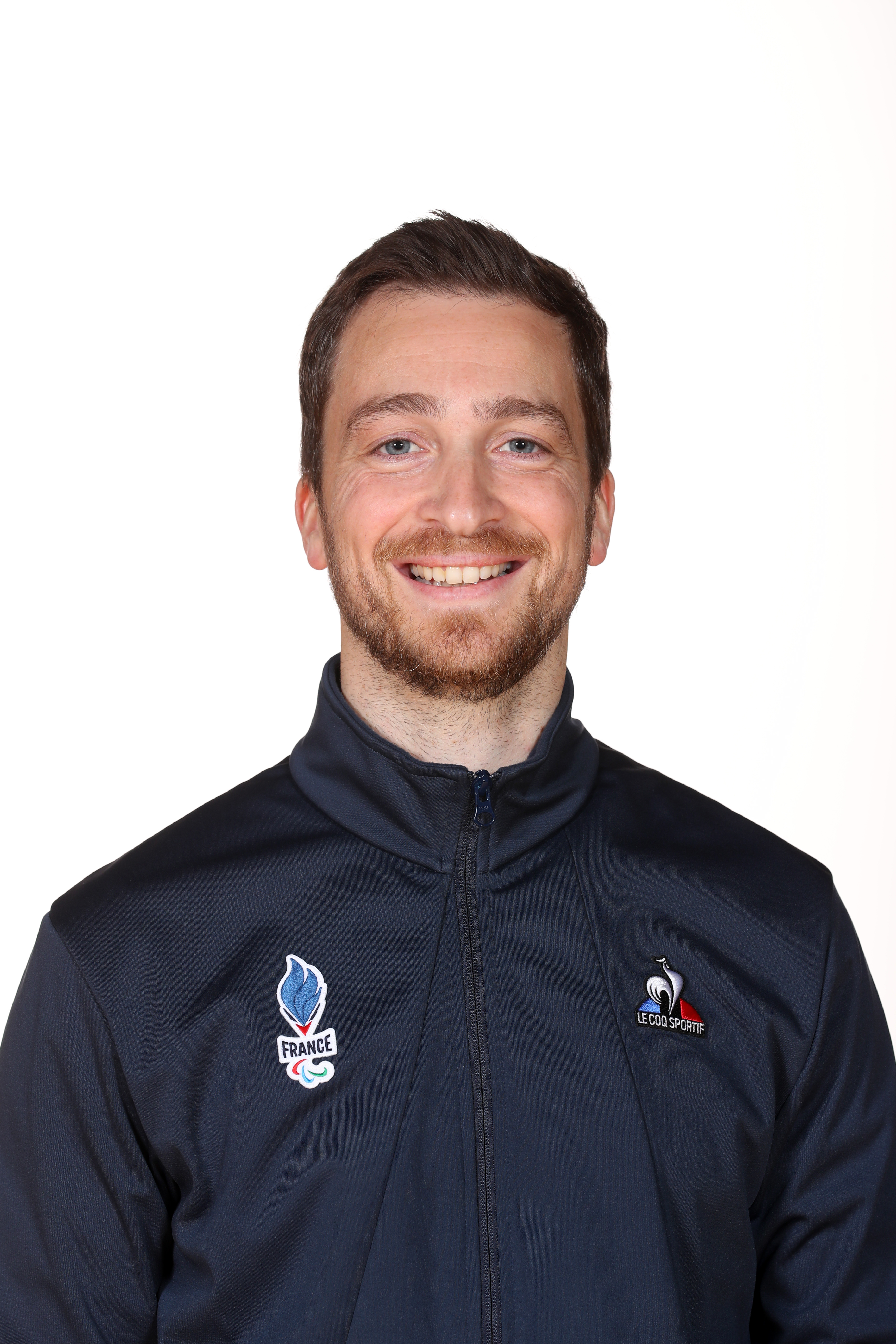 Photo portrait de Matthieu Jagu en tenue equipe de France