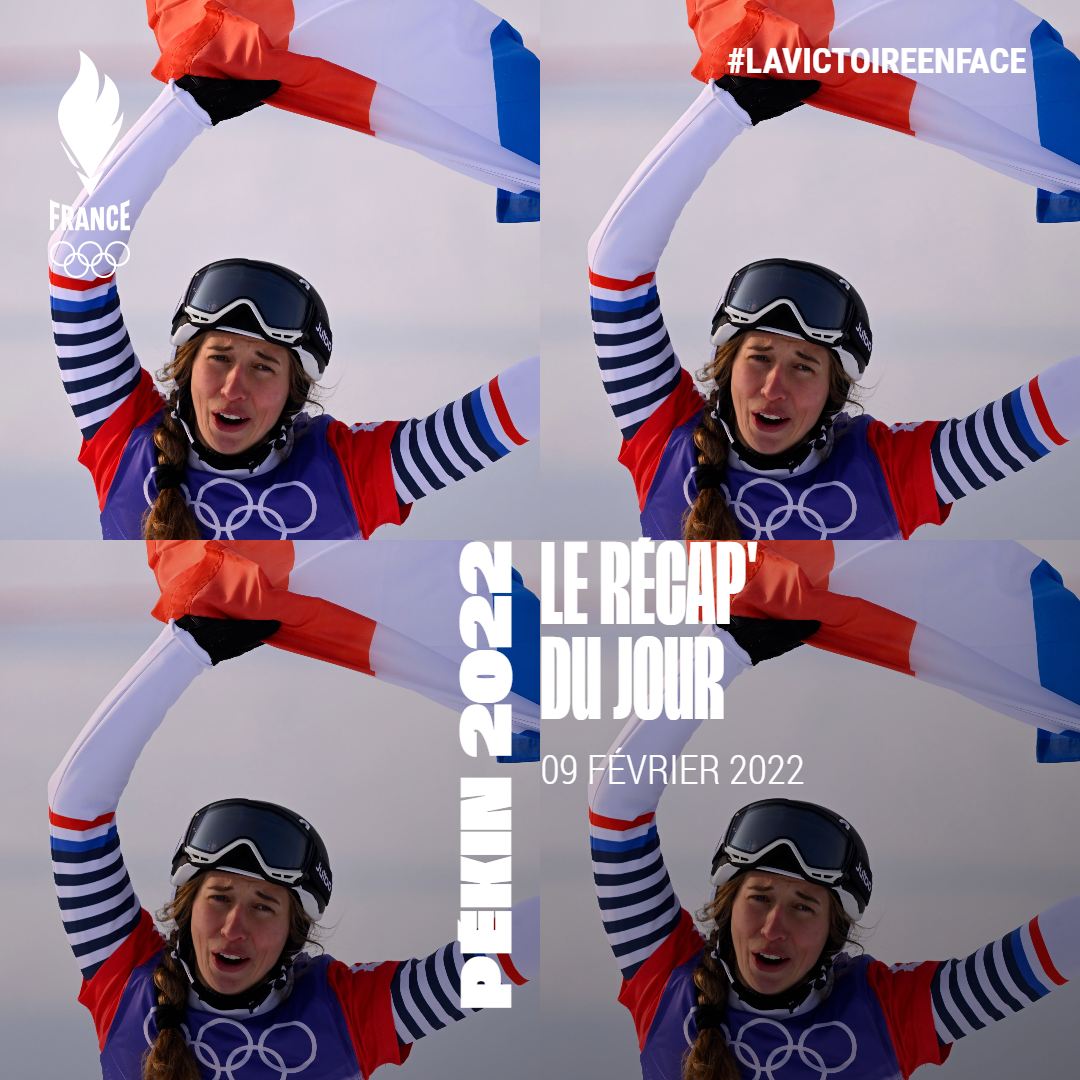 Chloé Trespeuch - Médaille d'argent - Snowboard cross - Pékin 2022 - France Olympique - Jeux Olympiques