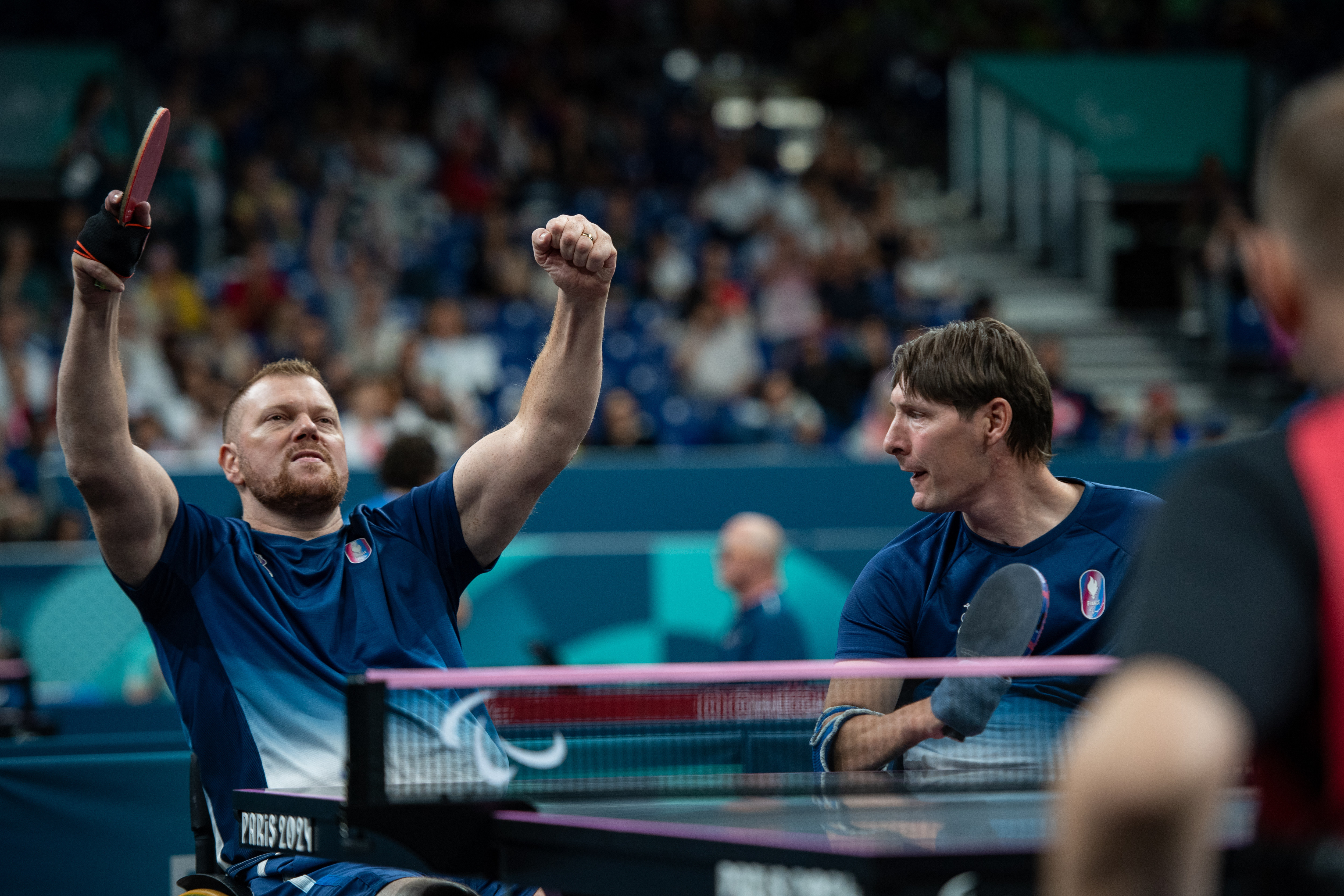 Fabien Lamirault et Simon Michaud en bronze