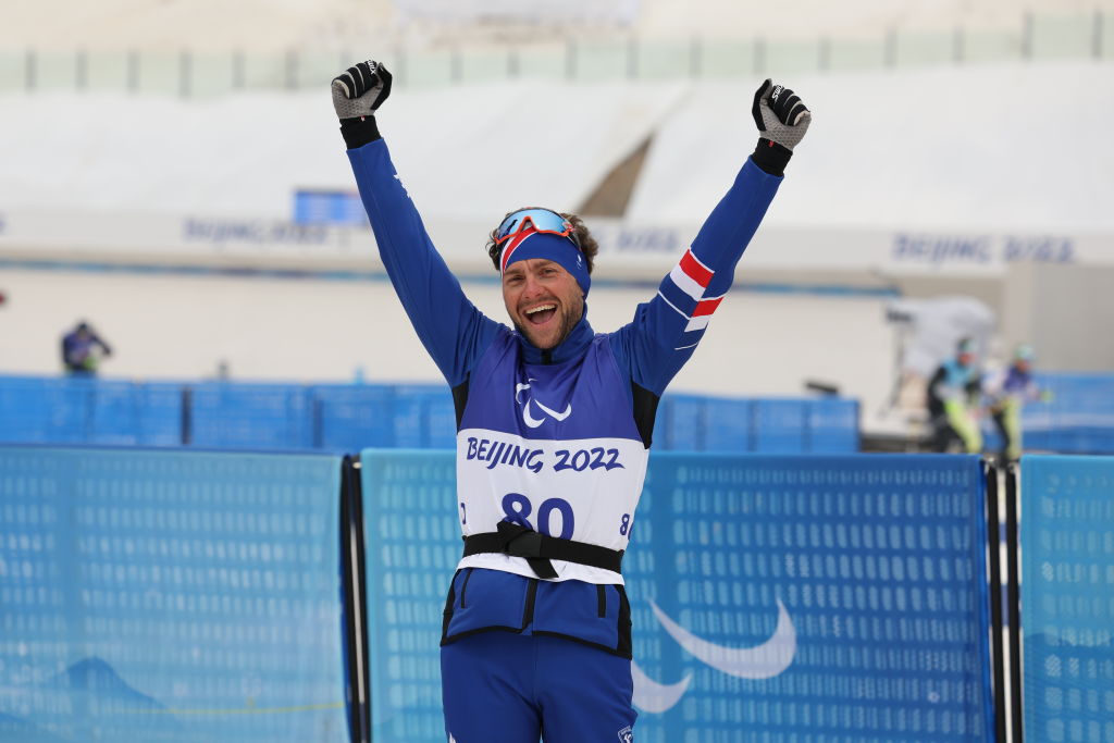Benjamin Davie, para biathlon, médaille d'or Pékin
