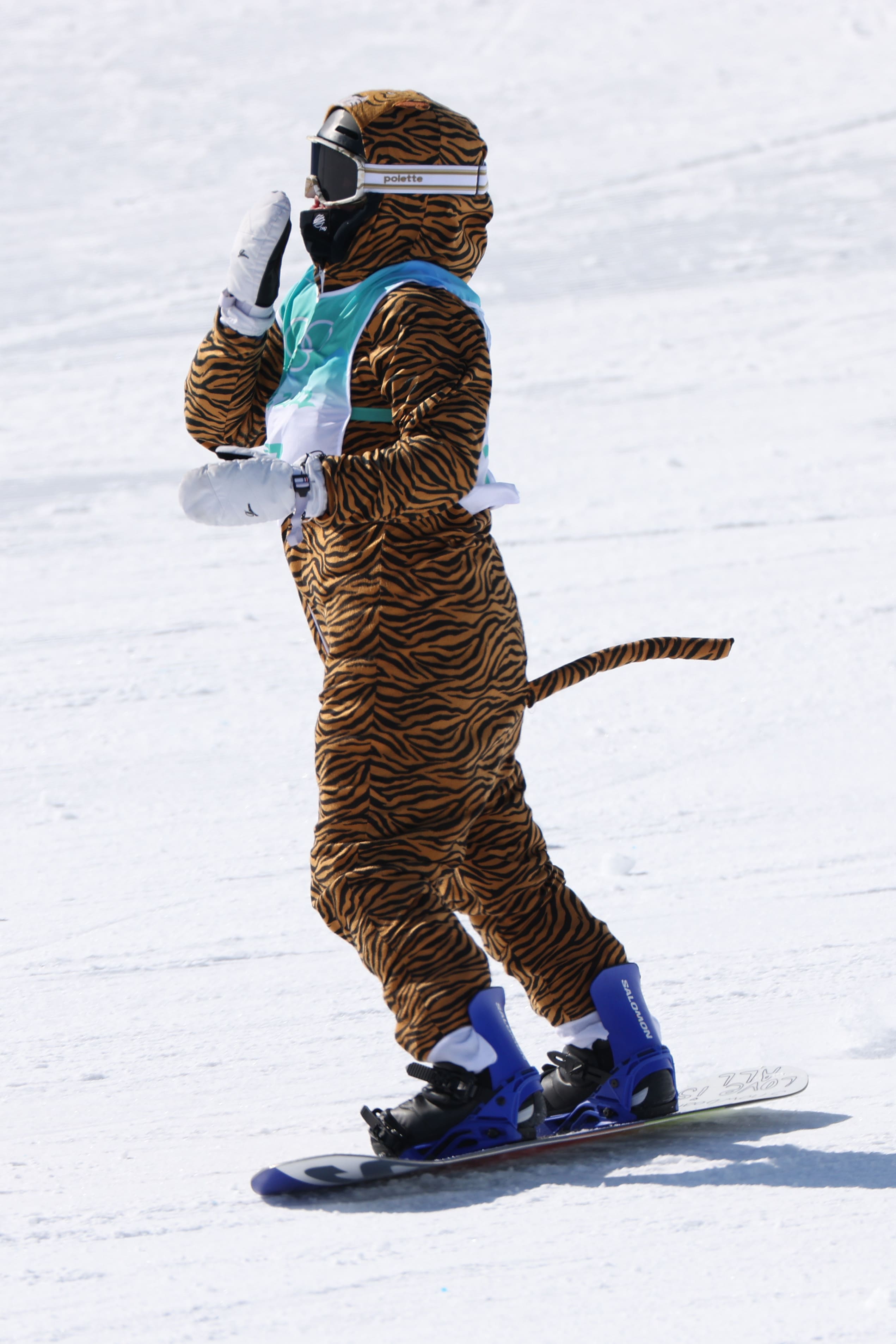 Lucile Lefevre Pékin 2022 Snowboard Big Air France Olympique Tigre