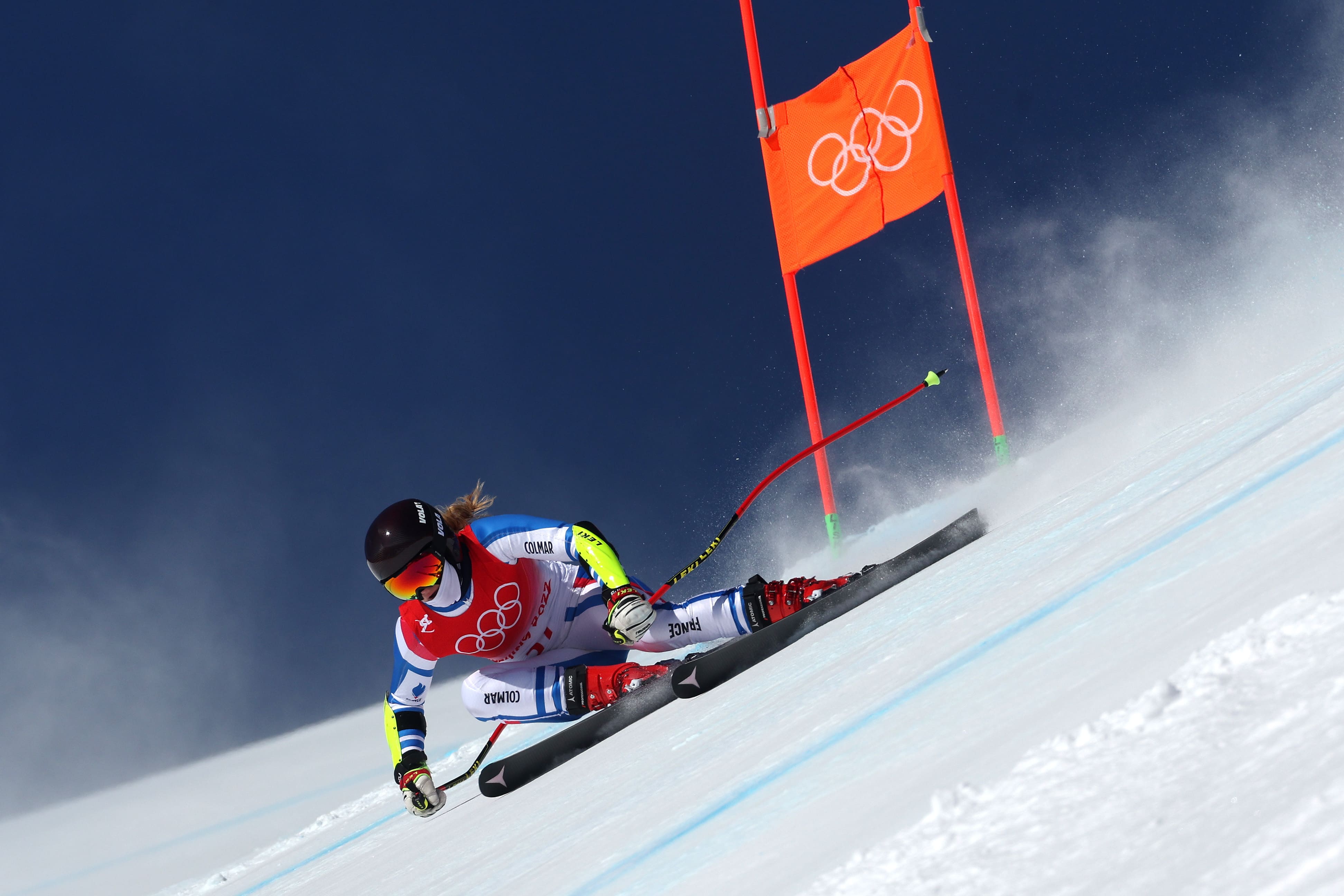Camille Cerutti ligaments croisés antérieurs Pékin 2022 Ski Alpin femme