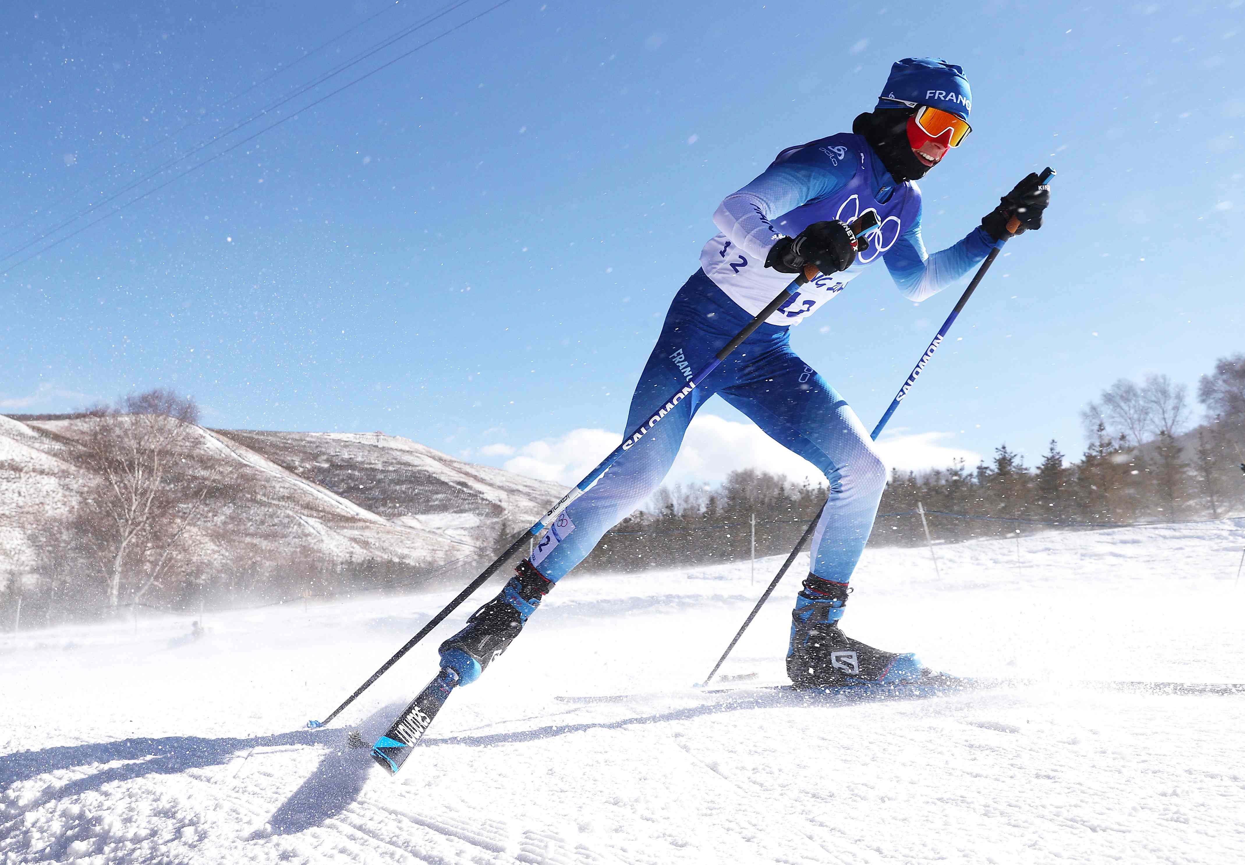 Delphine Claudel France Olympique Pékin 2022 Ski de Fond 30km femmes 7ème place