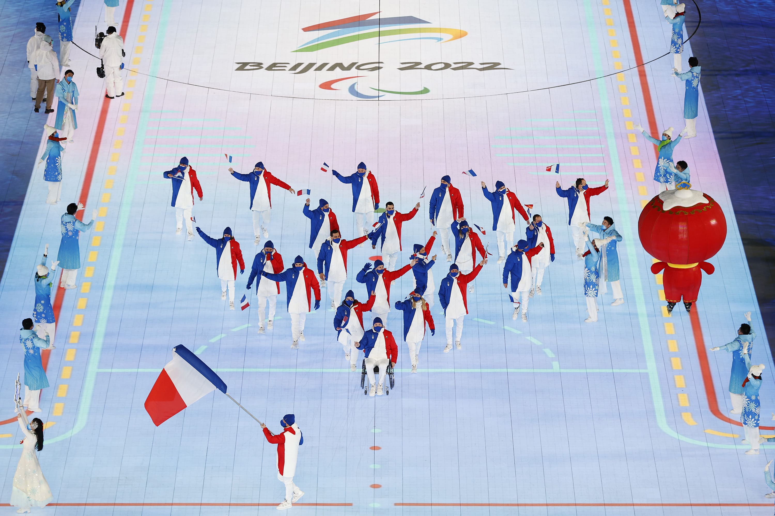 France Paralympique Nid d'oiseau Pékin 2022
