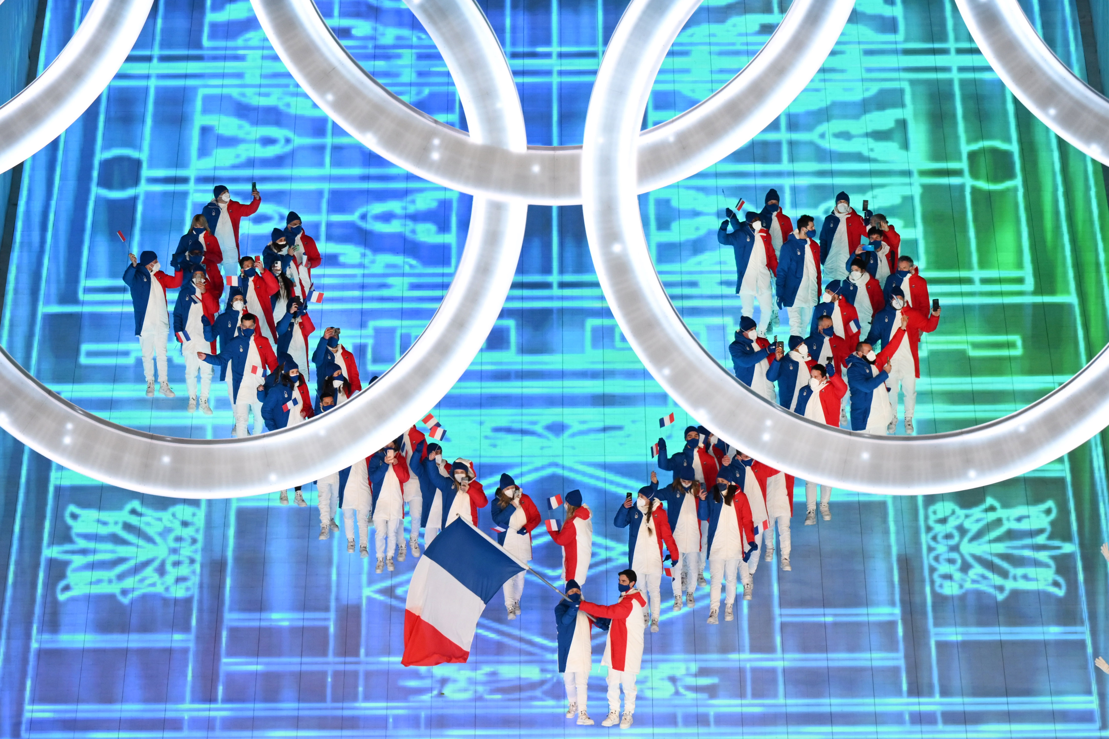 Equipe de France JeuxOlympiques Pékin 2022 Cérémonie d'ouverture