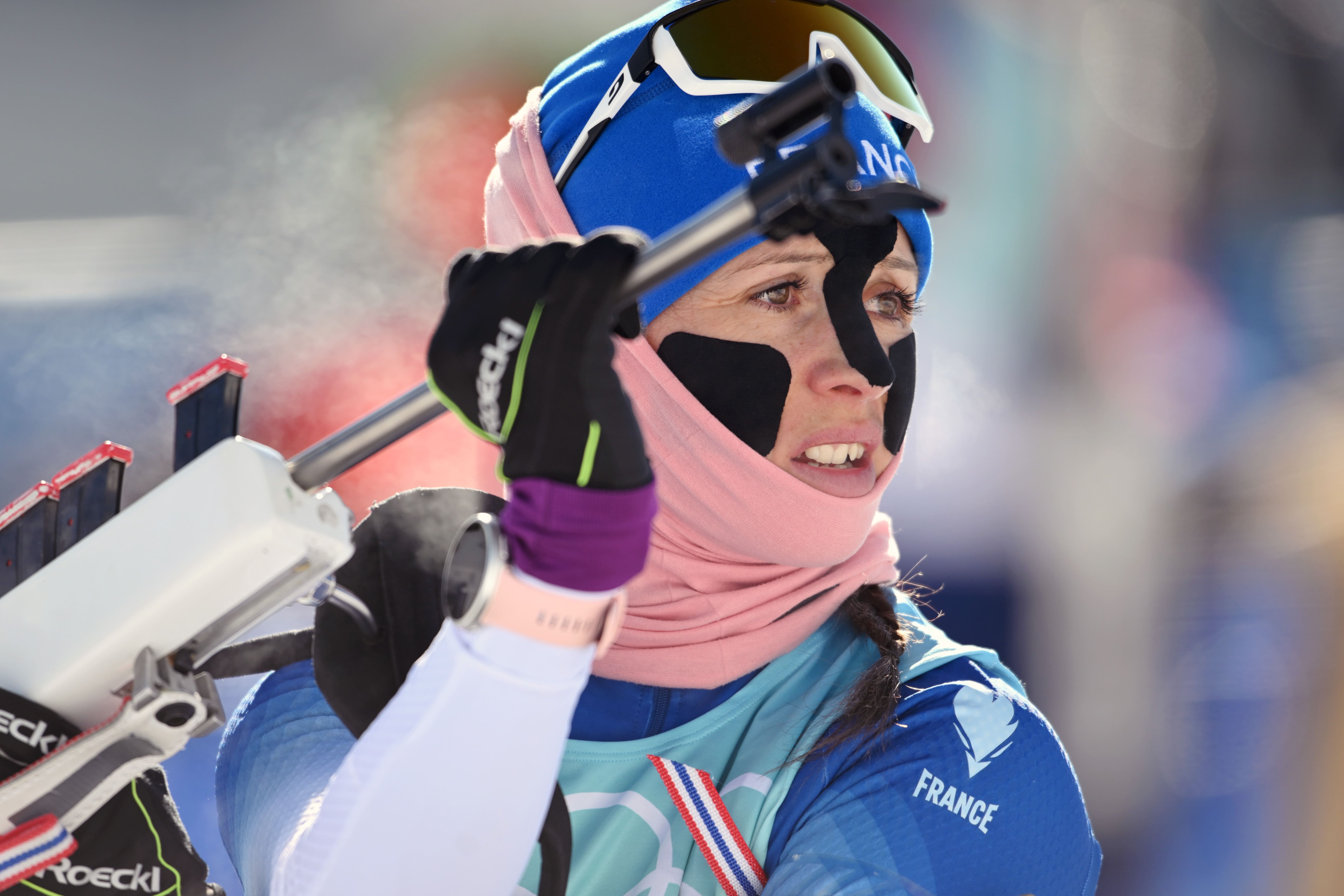 Anais Chevalier Bouchet Pékin 2022 Biathlon relais féminin