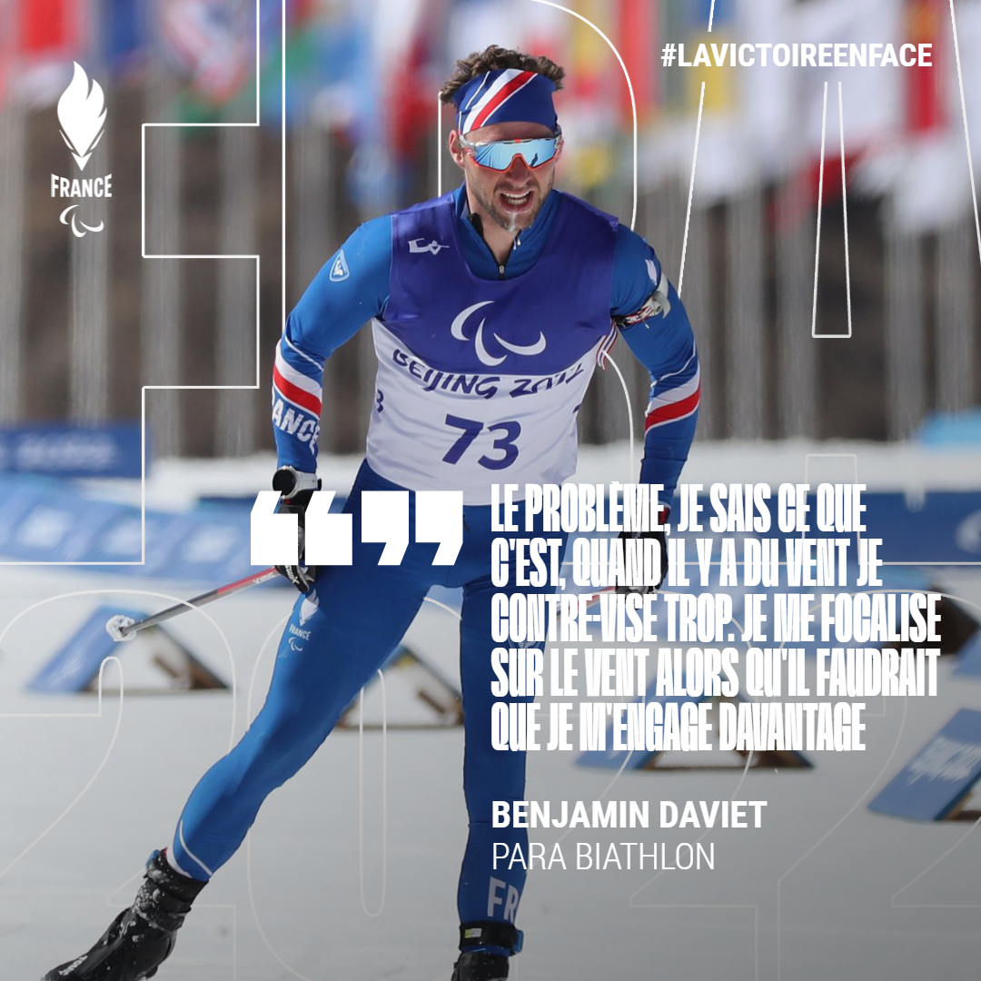 Benjamin Daviet Para Biathlon Jeux Paralympiques de Pékin 2022