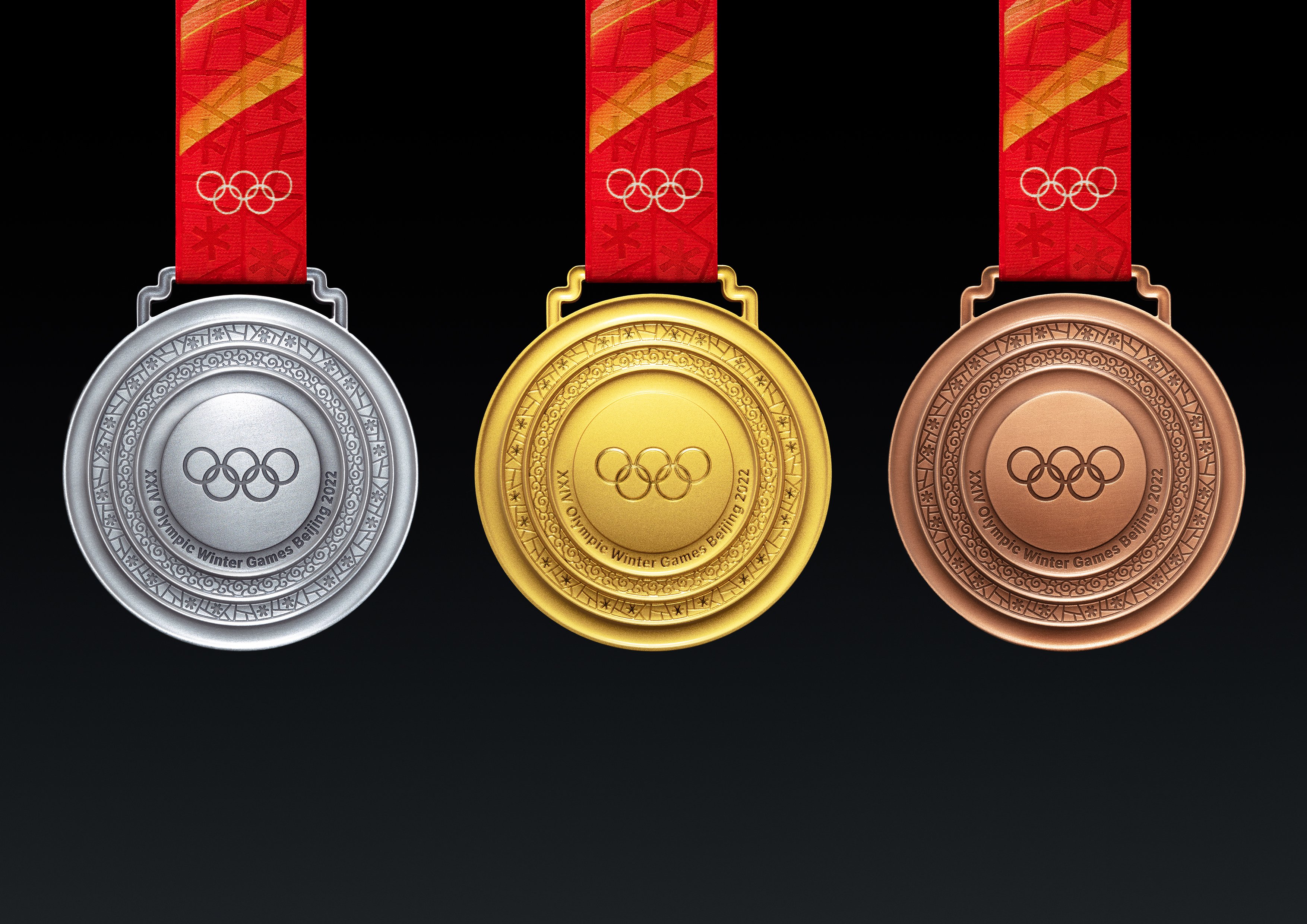 Médailles Olympiques Pékin 2022   Recto