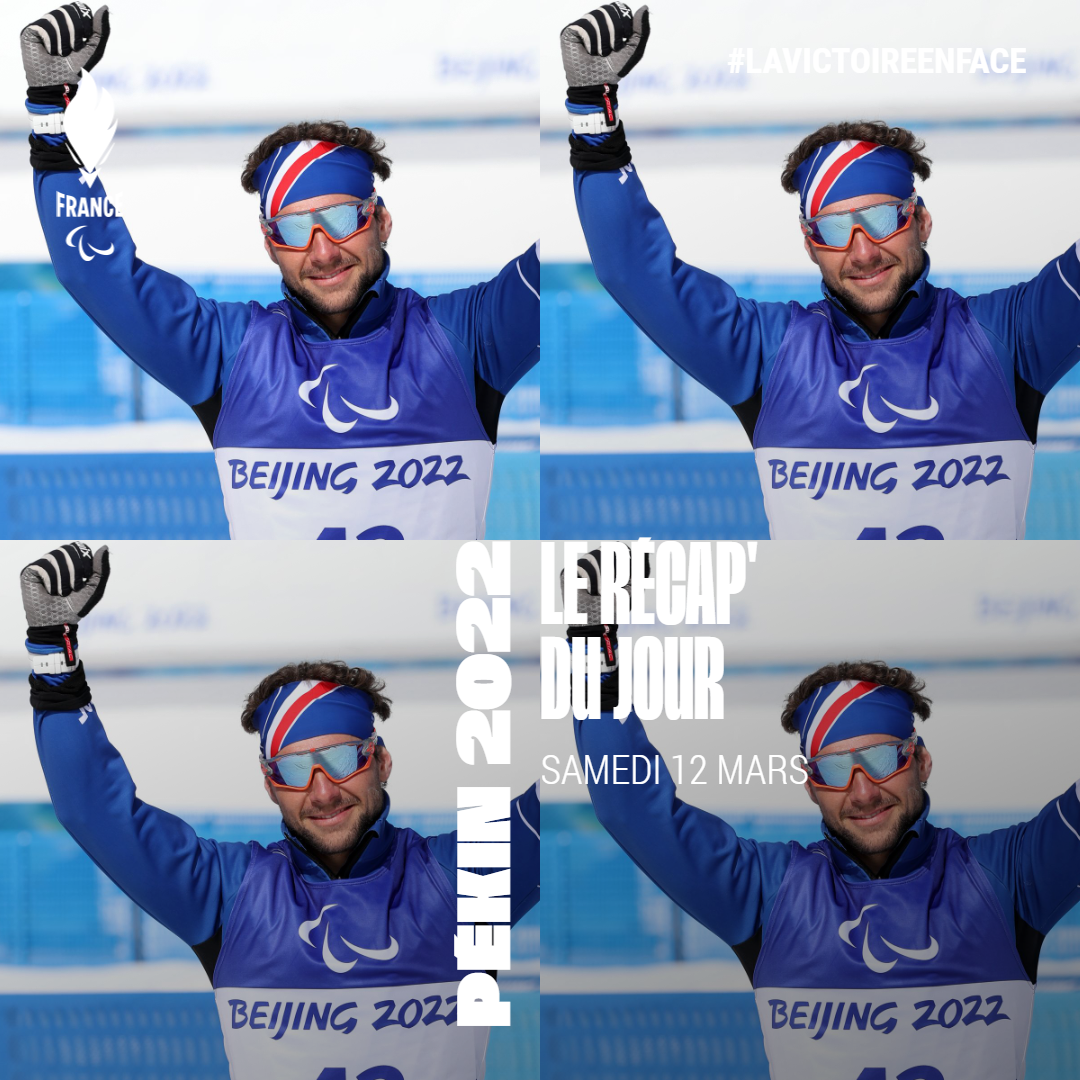 Benjamin Daviet Médaille d'argent aux Jeux Paralympiques de Pékin 2022 sur la distance moyenne en para ski de fond France